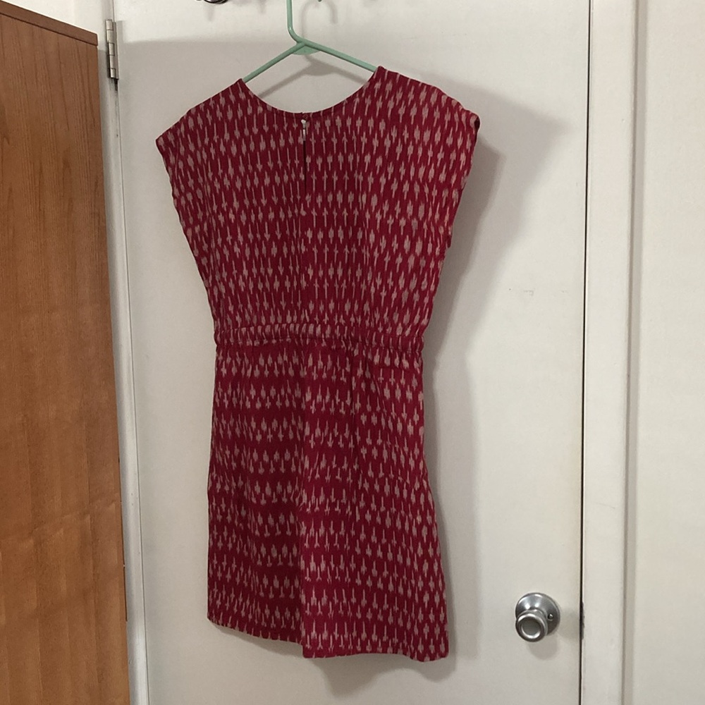 Mata Traders Red Drawstring Dress - Picture 2 of 2